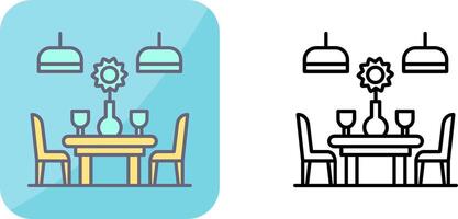 Table Icon Design vector