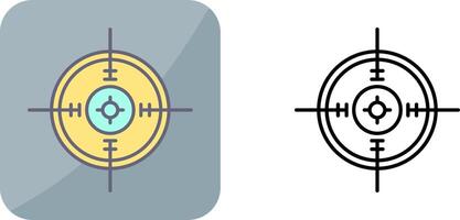 Aim Icon Design vector