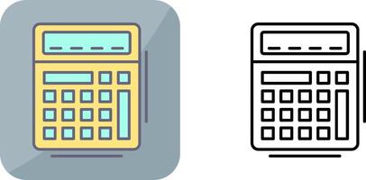 diseño de icono de calculadora vector