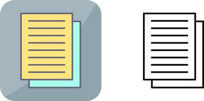 Document Icon Design vector