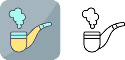 Smoke Pipe Icon Design vector