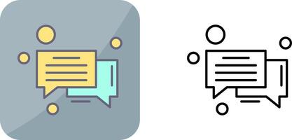 Message Bubble Icon Design vector
