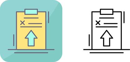 Upload Icon Design vector