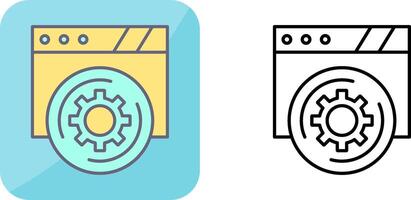 Setting Icon Design vector