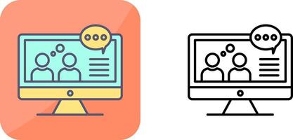 Conversation Icon Design vector