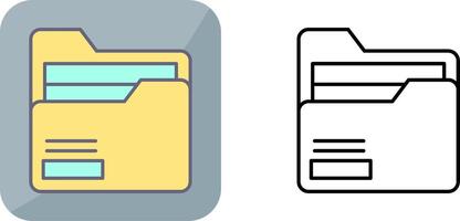 Folder Icon Design vector