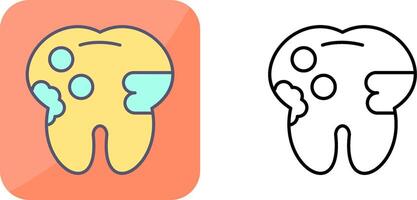 Caries Icon Design vector