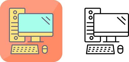 Computer Icon Design vector