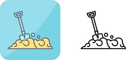 Shovel Icon Design vector