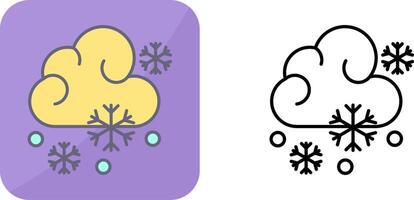 Snowy Icon Design vector