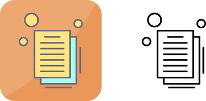 Document Icon Design vector