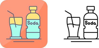 soda icono diseño vector