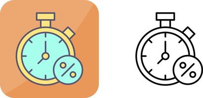 Timer Icon Design vector