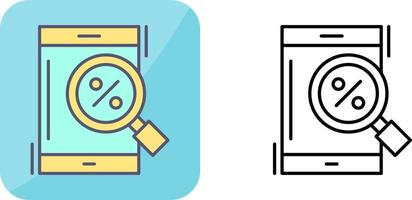 Magnifying Glass Icon Design vector