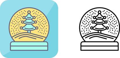 Snow Glob Icon Design vector