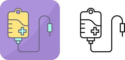 Blood Bag Icon Design vector