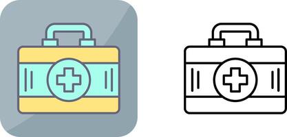 First Aid Kit Icon Design vector