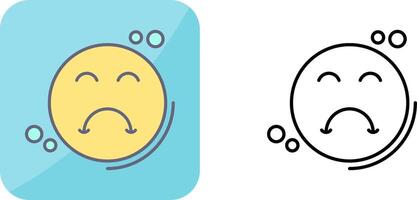 Upset Icon Design vector