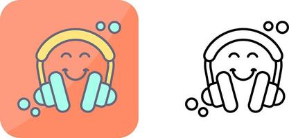 Headphones Icon Design vector