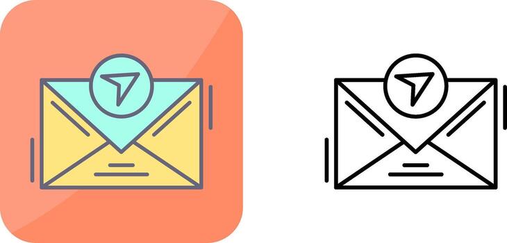 Message Icon Design vector