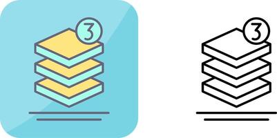 Layers Icon Design vector