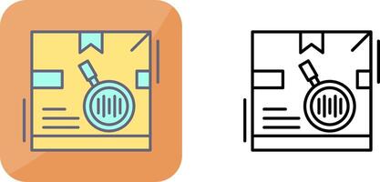 Tracking Code Icon Design vector