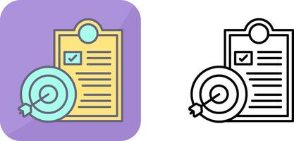 Goals Icon Design vector