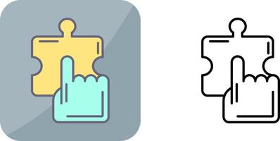 Quick Selection Icon Design vector