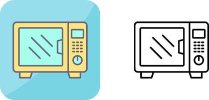 Microwave Icon Design vector