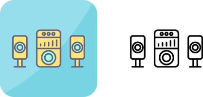 Sound System Icon Design vector