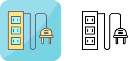 Power Socket Icon Design vector