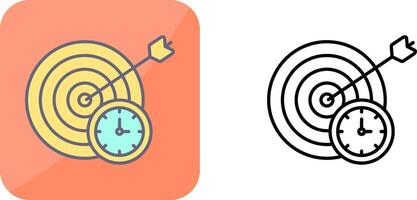 In Time Icon Design vector