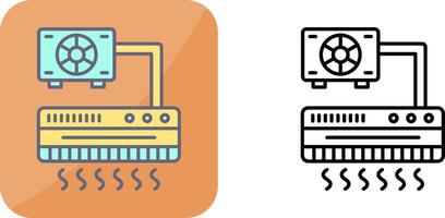 Air Conditioner Icon Design vector