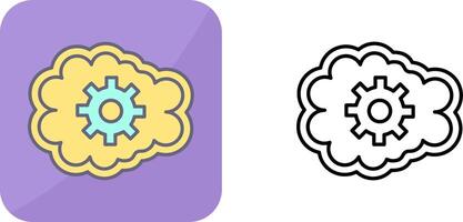 Mental Control Icon Design vector