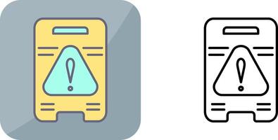 Caution Sign Icon Design vector