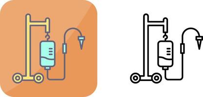 Intravenous Icon Design vector