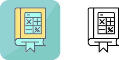 Mathematics Icon Design vector
