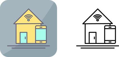 Home Automation Icon Design vector