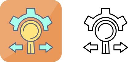 Research and Development Icon Design vector