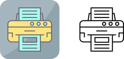 Printer Icon Design vector