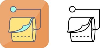 Tissue Roll Icon Design vector