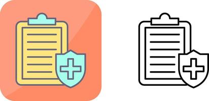 Medical Protection Icon Design vector