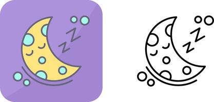 Sleeping Icon Design vector