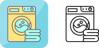 Washing Machine Icon Design vector