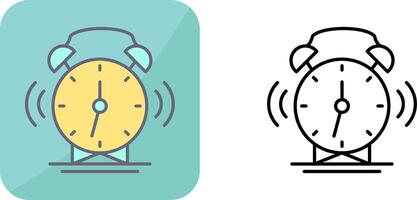 diseño de icono de reloj de alarma vector