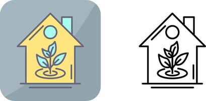 Plant Icon Design vector