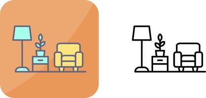 Living Room Icon Design vector