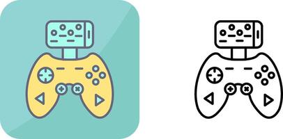 juego controlador icono diseño vector