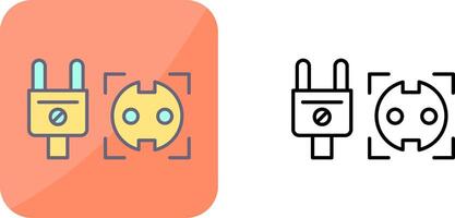 Socket Icon Design vector