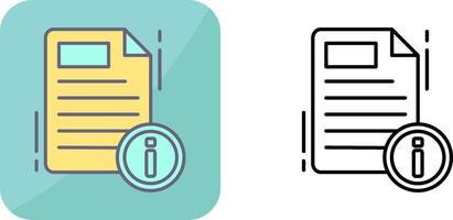 Document Icon Design vector